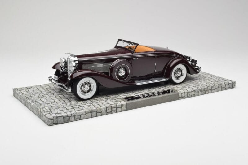 Duesenberg SJN Convertible Coupe Μπορντό Minichamps 1:18 107150331 Μέταλλο