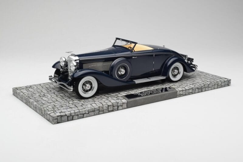 Duesenberg SJN Convertible Coupe Midnight Blue Minichamps 1:18 107150332 Μέταλλο