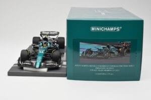 Aston Martin AMR23 #14 F. Alonso 3rd Place Saudi Arabian GP 2023 Minichamps 1:18 117230214 Μέταλλο - εικόνα 6 από 7