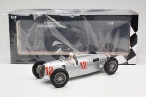 Auto Union Type C #12 H. Stuck Hungarian GP Budapest 1936 Minichamps 1:18 155361012 Μέταλλο - εικόνα 6 από 6