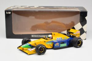 Benetton B191 #19 M. Schumacher F1 1991 Minichamps 1:18 100910119 Μέταλλο - εικόνα 6 από 6