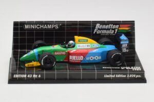 Benetton Ford B188 #19 A. Nannini Race Car 1988 Minichamps 1:43 400890119 Μέταλλο