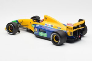 Benetton Ford B191B #20 M. Brundle F1 Early Season 1992 Minichamps 1:18 100920120 Μέταλλο - εικόνα 5 από 6