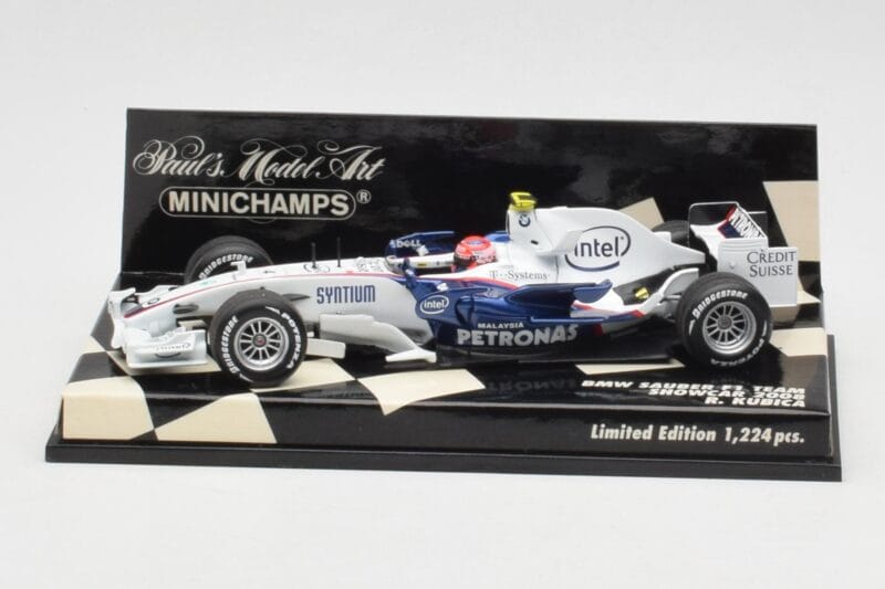 BMW Sauber F1.08 #4 R. Kubica Showcar 2008 Minichamps 1:43 400080084 Μέταλλο