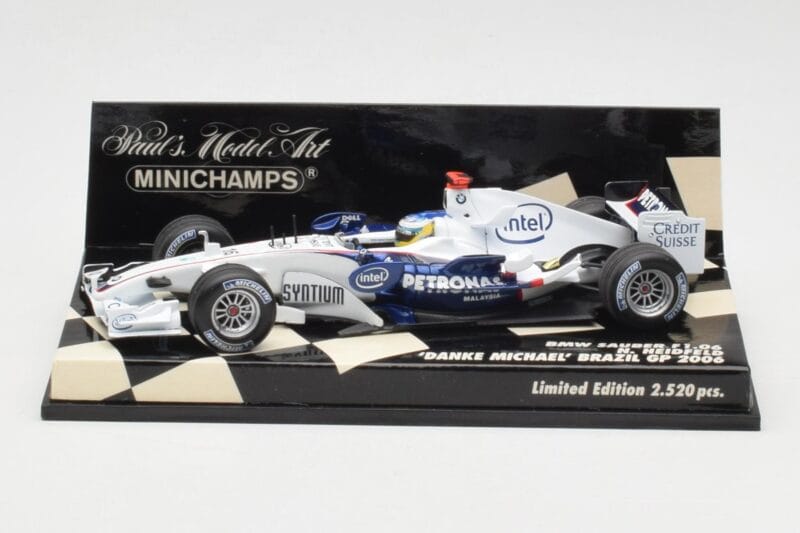 BMW Sauber F1.06 #16 N. Heidfeld Brazilian GP 2006 Minichamps 1:43 400060316 Μέταλλο