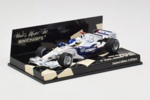 BMW Sauber F1.06 #10 N. Heidfeld Hungarian GP 3rd Place 2006 Minichamps 1:43 400060116 Μέταλλο - εικόνα 2 από 5