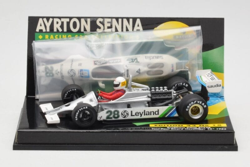 Brabham BMW BT52B A. Senna Test Car Paul Ricard 14 November 1983 Minichamps 1:43 540834399 Μέταλλο