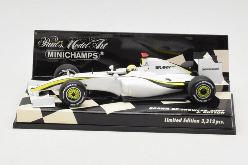 Brawn GP Mercedes BGP001 #22 J. Button Showcar 2009 Minichamps 1:43 400090092 Μέταλλο