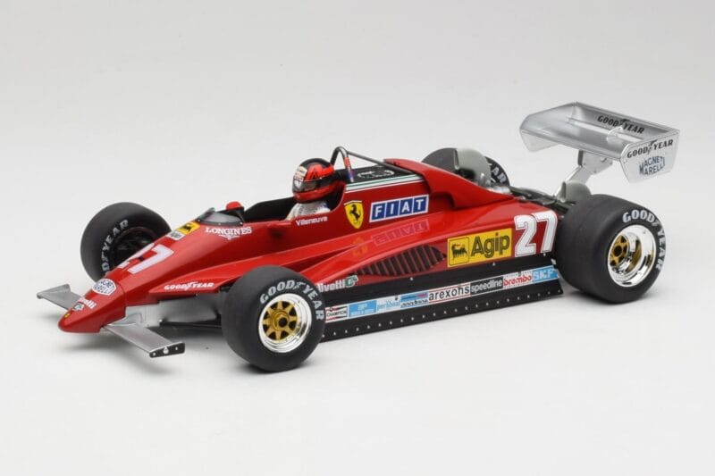 Ferrari 126C2 #27 G. Villeneuve GP Belgium 1982 MCG 1:18 MCG18629F Μέταλλο