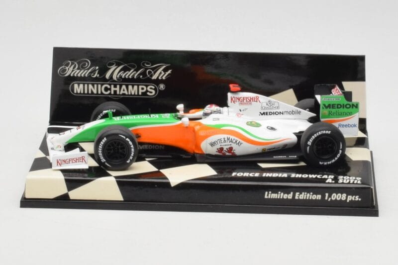 Force India Mercedes VJM02 #20 A. Sutil Showcar 2009 Minichamps 1:43 400090090 Μέταλλο