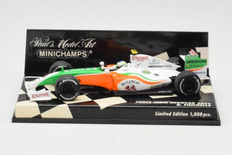 Force India Mercedes VJM02 #21 G. Fisichella Showcar 2009 Minichamps 1:43 400090091 Μέταλλο