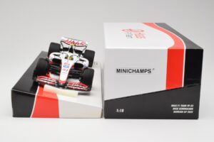 Haas VF-22 #47 M. Schumacher Bahrain GP 2022 Minichamps 1:18 147220147 Μέταλλο - εικόνα 6 από 7