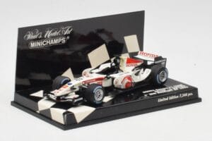 Honda RA106 #12 J. Button Hungarian GP Winner F1 2006 Minichamps 1:43 400060112 Μέταλλο - εικόνα 2 από 5