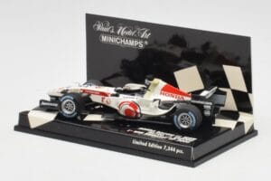 Honda RA106 #12 J. Button Hungarian GP Winner F1 2006 Minichamps 1:43 400060112 Μέταλλο - εικόνα 3 από 5