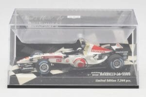 Honda RA106 #12 J. Button Hungarian GP Winner F1 2006 Minichamps 1:43 400060112 Μέταλλο - εικόνα 5 από 5