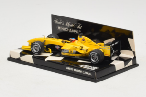 Jordan EJ14 Ford #18 N. Heidfeld Jordan Ford F1 Team Showcar 2004 Minichamps 1:43 400040088 Μέταλλο - εικόνα 3 από 5