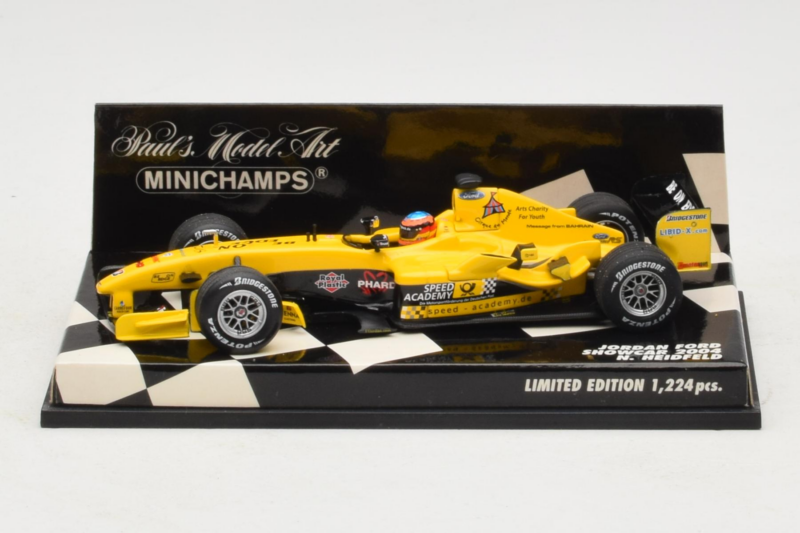 Jordan EJ14 Ford #18 N. Heidfeld Jordan Ford F1 Team Showcar 2004 Minichamps 1:43 400040088 Μέταλλο