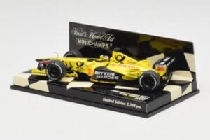 Jordan Honda EJ11 #7 H-H. Frentzen F1 2001 Minichamps 1:43 400010011 Μέταλλο - εικόνα 3 από 5