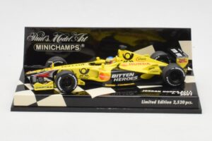 Jordan Honda EJ11 #11 J. Trulli F1 2001 Minichamps 1:43 400010012 Μέταλλο