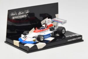 March Ford 751 #28 M. Donohue Race Car 1975 Minichamps 1:43 430750028 Μέταλλο - εικόνα 2 από 5