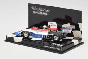 March Ford 751 #28 M. Donohue Race Car 1975 Minichamps 1:43 430750028 Μέταλλο - εικόνα 3 από 5
