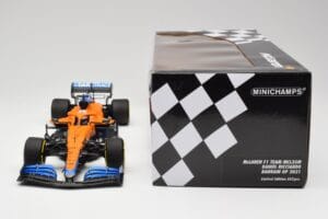 McLaren MCL35M #3 D. Ricciardo Bahrain GP 2021 Minichamps 1:18 530211803 Μέταλλο - εικόνα 6 από 7