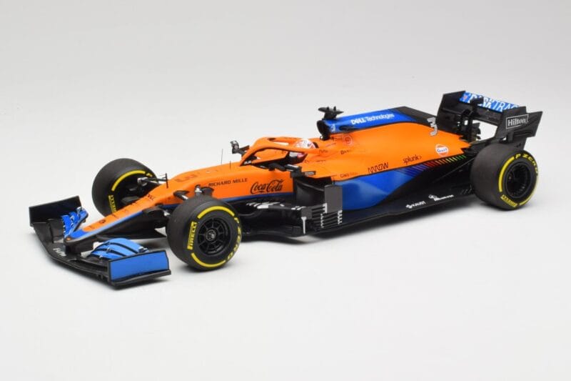 McLaren MCL35M #3 D. Ricciardo Bahrain GP 2021 Minichamps 1:18 530211803 Μέταλλο