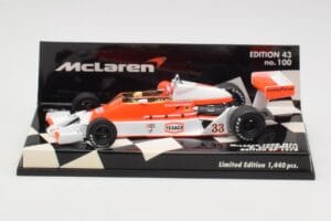 McLaren Ford M26 B. Giacomelli British GP 1978 Minichamps 1:43 530784333 Μέταλλο