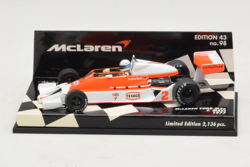 McLaren M26 Ford J. Mass F1 1977 Minichamps 1:43 530774302 Μέταλλο