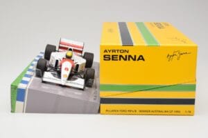 McLaren Ford MP4/8 #8 A. Senna Winner Australian GP 1993 Minichamps 1:18 543933838 Μέταλλο - εικόνα 6 από 7