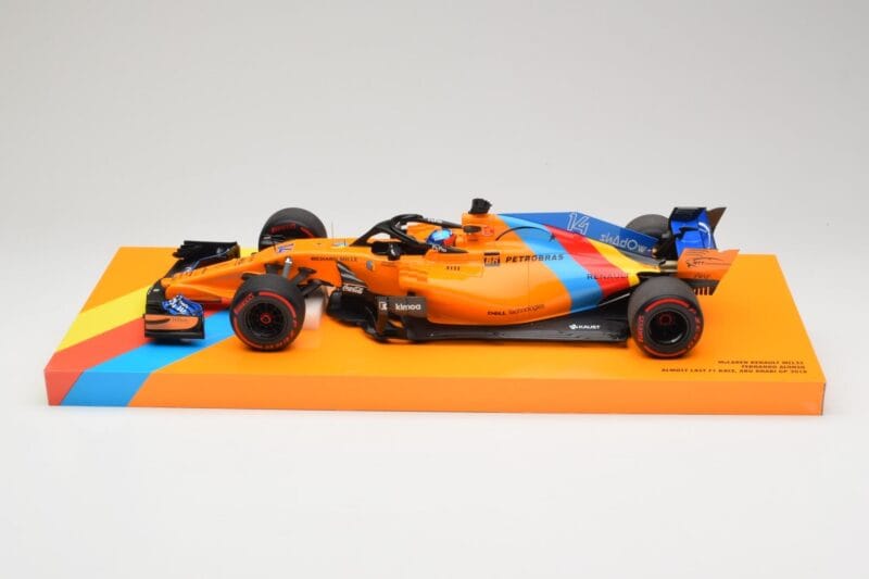McLaren MCL33 Renault #14 F. Alonso Abu Dhabi GP 2018 Minichamps 1:18 533183914 Ρητίνη