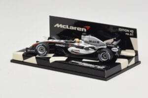 McLaren Mercedes MP4-20 #10 J-P. Montoya Race Car 2005 Minichamps 1:43 530054310 Μέταλλο - εικόνα 3 από 5