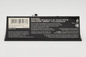 McLaren Mercedes MP4-20 #10 J-P. Montoya Race Car 2005 Minichamps 1:43 530054310 Μέταλλο - εικόνα 4 από 5