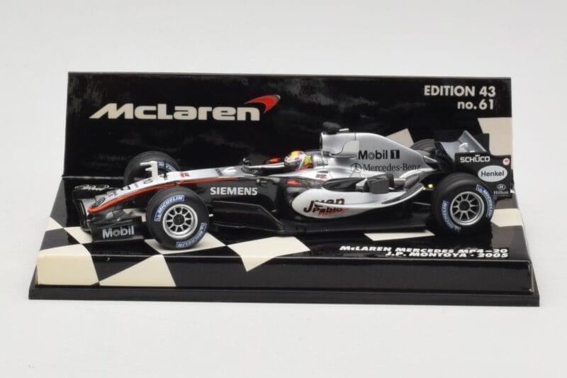 McLaren Mercedes MP4-20 #10 J-P. Montoya Race Car 2005 Minichamps 1:43 530054310 Μέταλλο