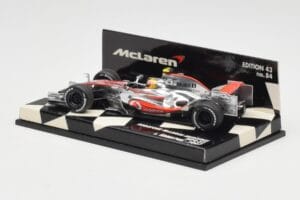 McLaren Mercedes MP4-22 #2 L. Hamilton Race Car 2007 Minichamps 1:43 530074302 Μέταλλο - εικόνα 3 από 5