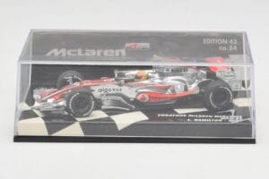 McLaren Mercedes MP4-22 #2 L. Hamilton Race Car 2007 Minichamps 1:43 530074302 Μέταλλο - εικόνα 5 από 5