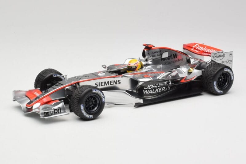 McLaren MP4-21 L. Hamilton Silverstone Test 2006 Minichamps 1:18 530061884 Μέταλλο
