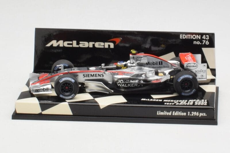 McLaren MP4-21 P. de la Rosa Test 2006 Minichamps 1:43 530064343 Μέταλλο