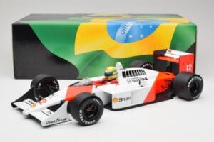 McLaren Honda MP4/4 Marlboro #12 A. Senna F1 World Champion 1988 Minichamps 1:12 540881212 Μέταλλο - εικόνα 6 από 6
