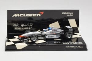 McLaren MP4/98T 2-Seater M. Hakkinen / E. Hakkinen F1 2000 Minichamps 1:43 530984378 Μέταλλο