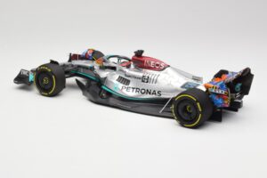 Mercedes AMG W13 E Performance Petronas #63 G. Russell Miami GP 2022 Minichamps 1:18 110220563 Μέταλλο - εικόνα 5 από 7