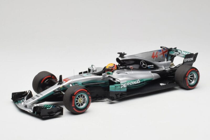 Mercedes AMG W08 EQ Power+ Petronas #44 L. Hamilton F1 World Champion 2017 Minichamps 1:18 186170044 Ρητίνη