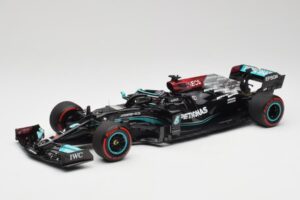 Mercedes AMG W12 Petronas #44 L. Hamilton Spanish GP 100th Pole 2021 Minichamps 1:18 110210444 Ρητίνη