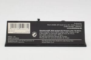 Minardi Cosworth PS03 #19 G. Bruni F1 2003 Minichamps 1:43 400030139 Μέταλλο - εικόνα 4 από 5