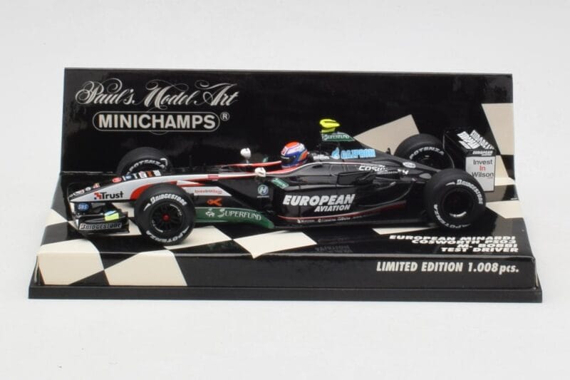 Minardi Cosworth PS03 M. Bobbi Test Car 2003 Minichamps 1:43 400030039 Μέταλλο