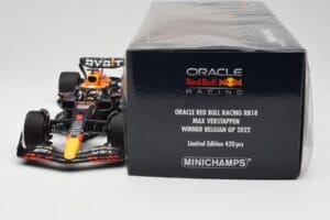 Oracle Red Bull Racing RB18 #1 M. Verstappen Winner Belgian GP 2022 Minichamps 1:18 110221401 Μέταλλο - εικόνα 6 από 7