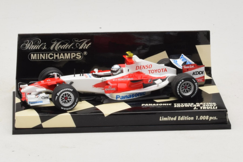 Toyota J. Trulli Panasonic Toyota Racing Showcar F1 2007 Minichamps 1:43 400070082 Μέταλλο