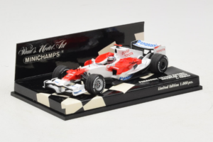 Toyota TF108 #9 J. Trulli Panasonic Toyota Racing Showcar F1 2008 Minichamps 1:43 400080081 Μέταλλο - εικόνα 2 από 5