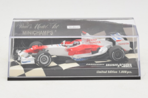 Toyota TF108 #9 J. Trulli Panasonic Toyota Racing Showcar F1 2008 Minichamps 1:43 400080081 Μέταλλο - εικόνα 4 από 5