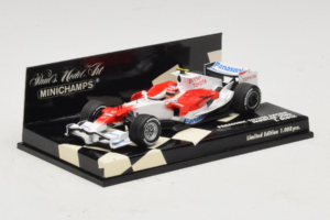 Toyota T. Glock Panasonic Toyota Racing Showcar F1 2008 Minichamps 1:43 400080082 Μέταλλο - εικόνα 2 από 5